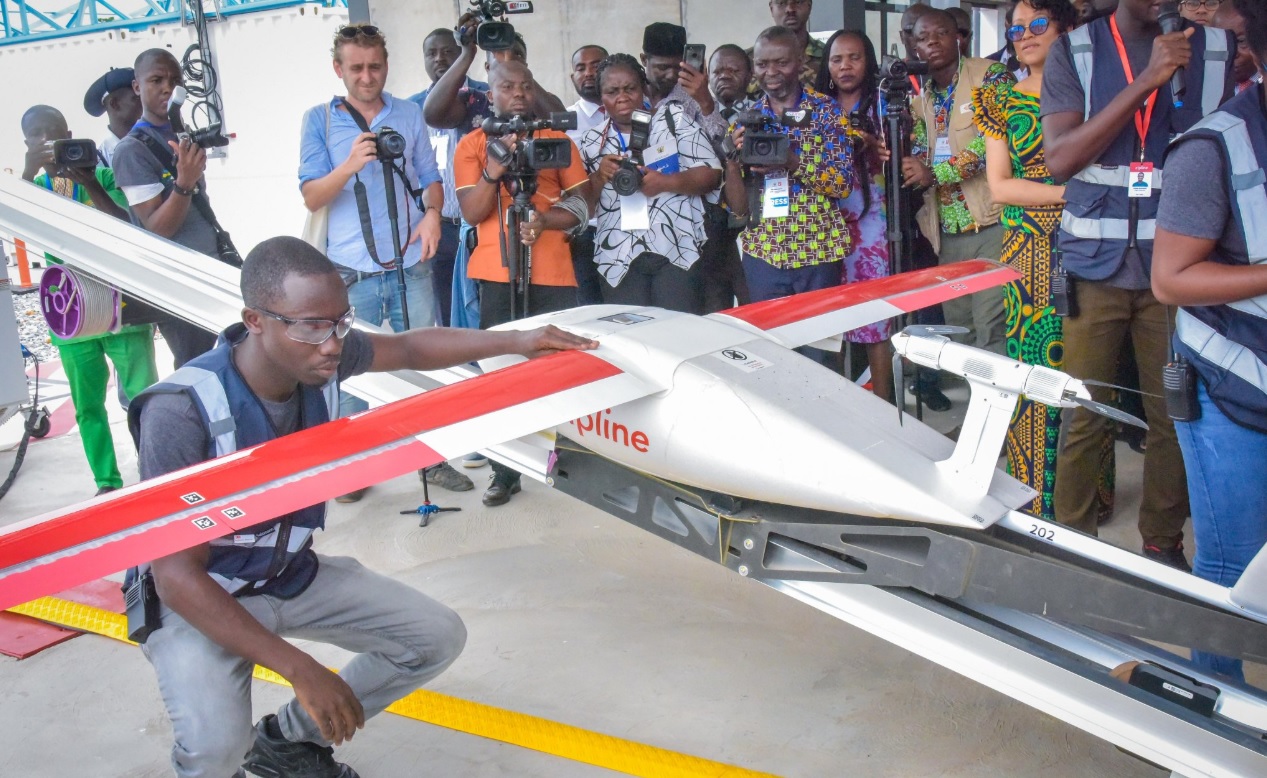 Ghana’s VP Mahamudu Bawumia launches world's first medical drone delivery centre