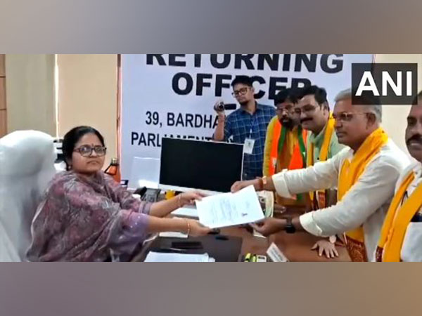West Bengal: BJP leader Dilip Ghosh files nomination papers for LS polls