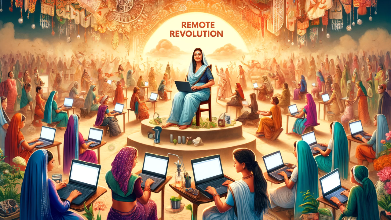 Remote Revolution: Empowering Women in India's Labor Market