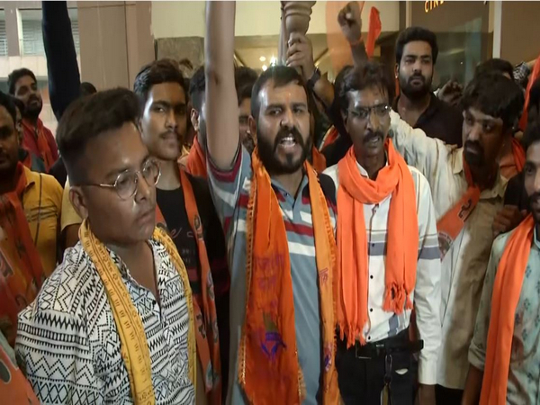 Gujarat: Bajrang Dal protests against film 'The Creator - Sarjanhar' in Ahmedabad