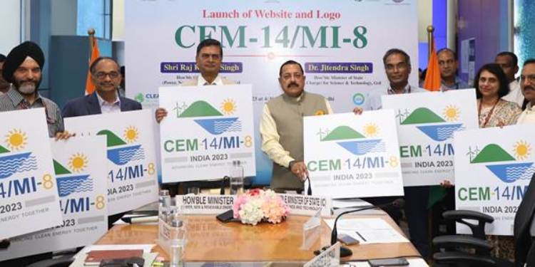 Dr. Jitendra Singh and R. K. Singh launch Website and Logo of 8th Mission Innovation Ministerial and 14th Clean Energy Ministerial 