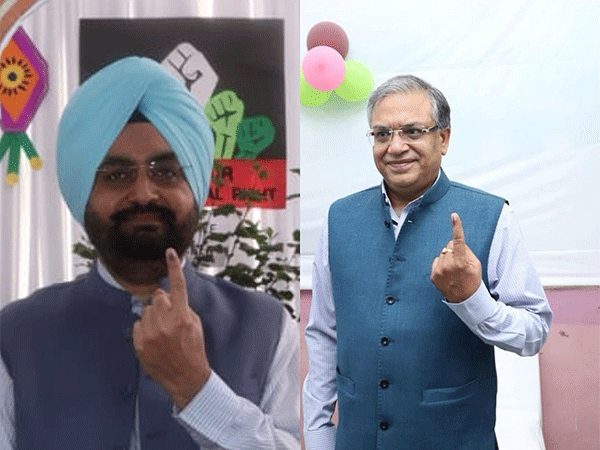 Election Commissioners Sukhbir Singh Sandhu, Gyanesh Kumar cast vote in Delhi