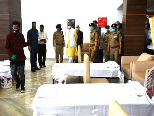 Trivendra Singh Rawat inspects 750-bed COVID care centre at Cricket stadium in Dehradun