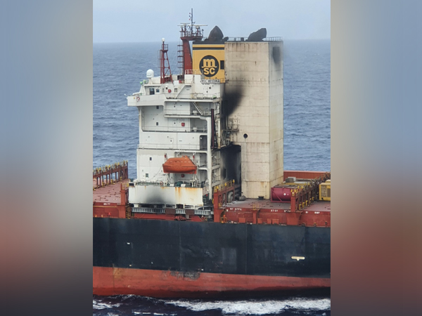 Indian Coast Guard rushes to help container ship MSC Messina on fire