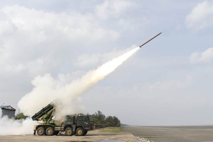 India successfully test-fires Pinaka missile systems