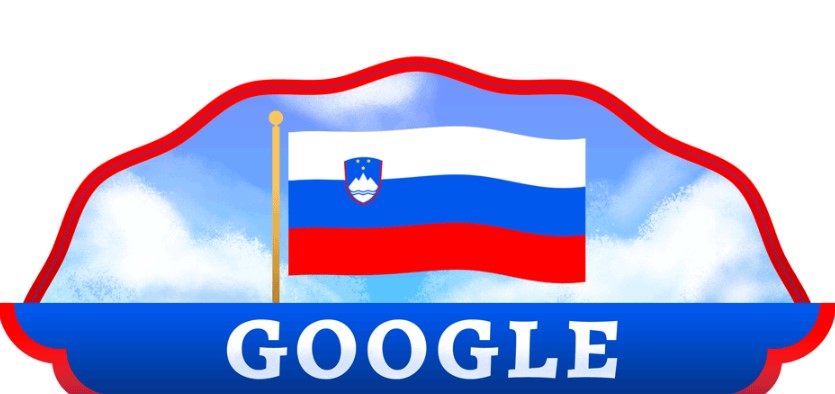 Google doodle celebrates Slovenia Statehood Day 2022!