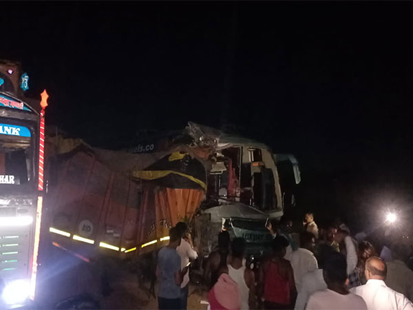 Telangana: One dead, 30 injured as passenger bus hits lorry in Kamareddy