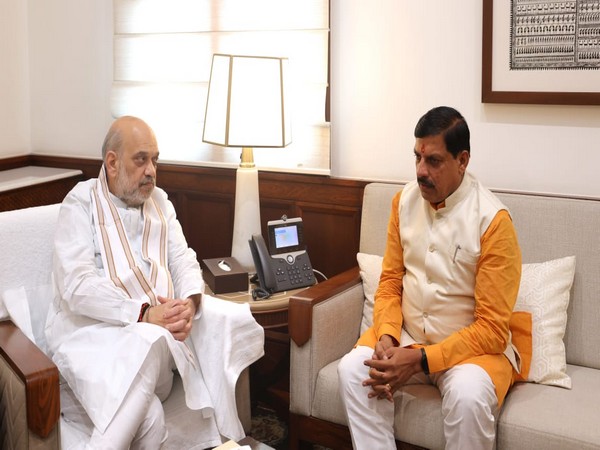 MP CM Mohan Yadav meets Union Home Minister Amit Shah in New Delhi