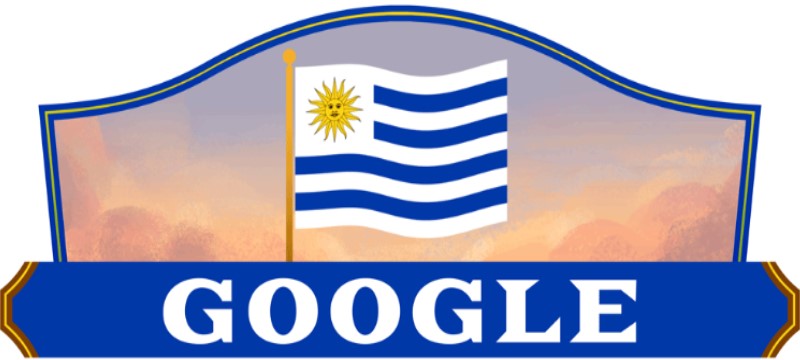 Google Doodle commemorates Uruguay Independence Day 2023