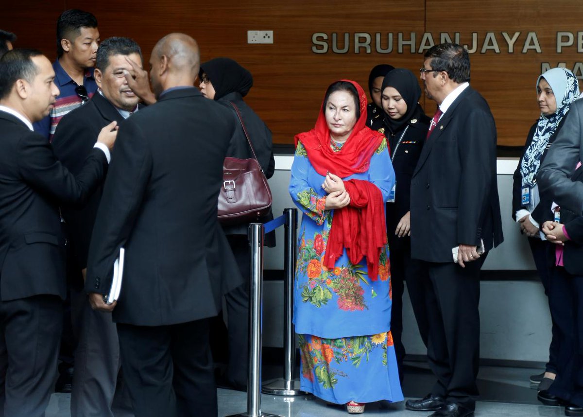 Wife of Najib Razak was arrested by anti-graft agency over alleged theft and money laundering
