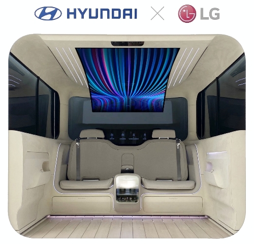 LG, Hyundai unveil Concept Cabin with 77-inch OLED screen for EVs