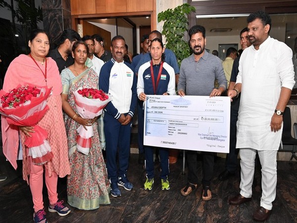 Telangana CM Rewards Paralympic Bronze Medalist Deepthi Jeevanji with Rs. 1 Crore