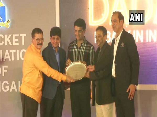 CAB felicitates Sourav Ganguly on becoming BCCI President