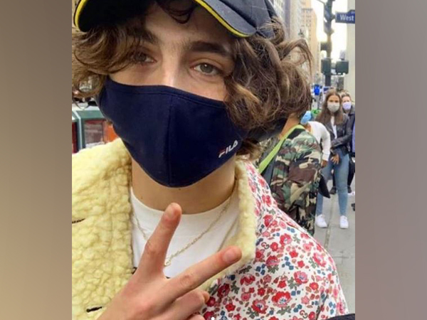 Timothee Chalamet leaves Madison Square Garden after casting early 2020 vote