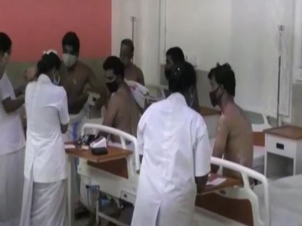 Five workers injured in mishap at Lord Balaji temple in Andhra Pradesh