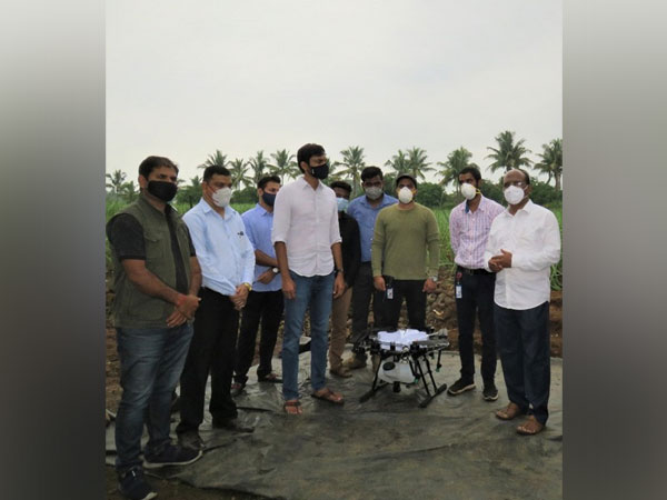 Drone Spraying in Sangli Sugarcane Cultivation, social impact entrepreneur introduces new trends in MH Agriculture