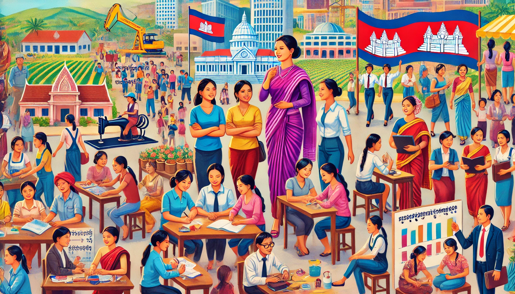 Tackling Gender Disparities in Cambodia: A Comprehensive Action Plan for the Next Five Years