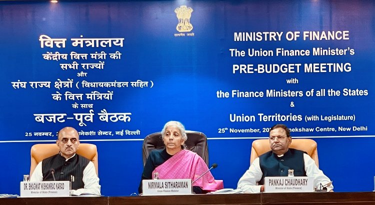 Nirmala Sitharaman holds pre-budget consultations with Finance Ministers of States/UT