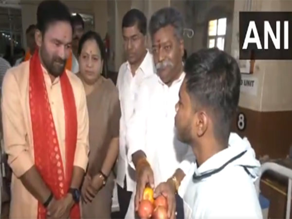 Telangana: Union Minister Reddy distributes fruits to patients on Atal Bihari's 100th birth anniversary