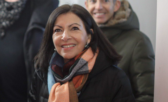 French local election exit poll puts Socialist Paris mayor in lead