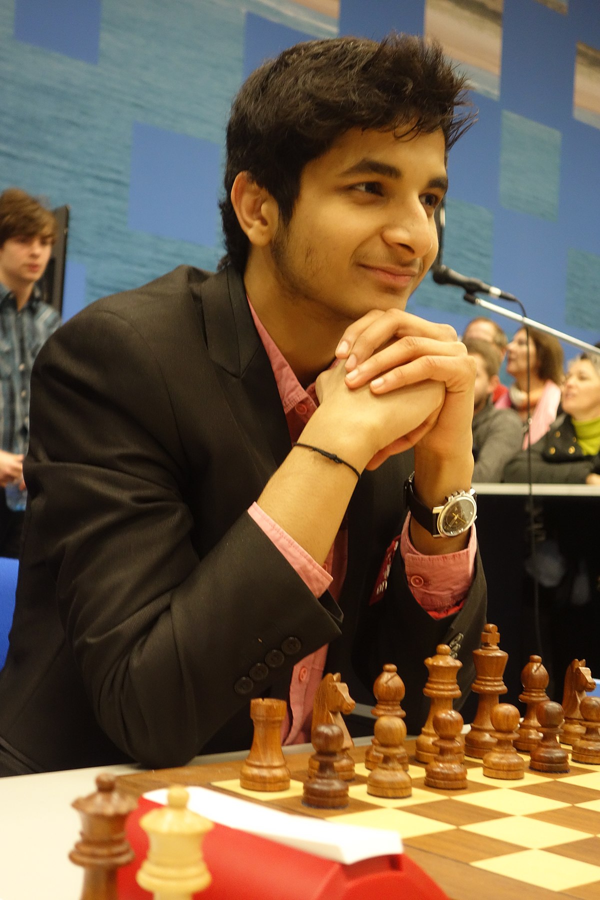 Vidit Gujrathi draws with Rapport, in joint third place; Carlsen in lead

