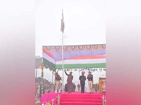 MP minister Narayan Singh Kushwaha unfurls 'Tricolour' on Republic Day in Gwalior