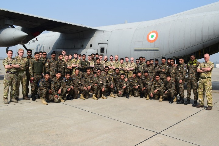 IAF and Royal Air Force jointly commence Ex Indradhanush 