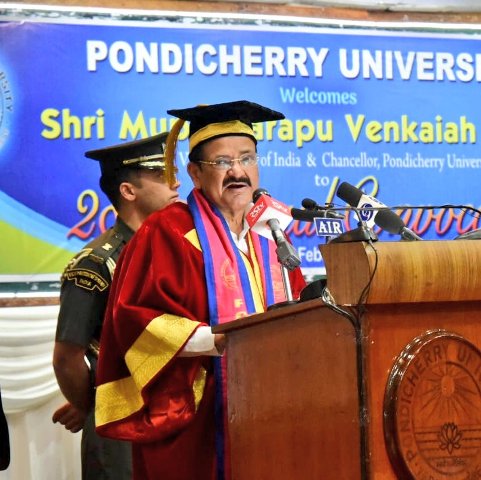 Universities must be intimately connected with social life of people: VP Naidu