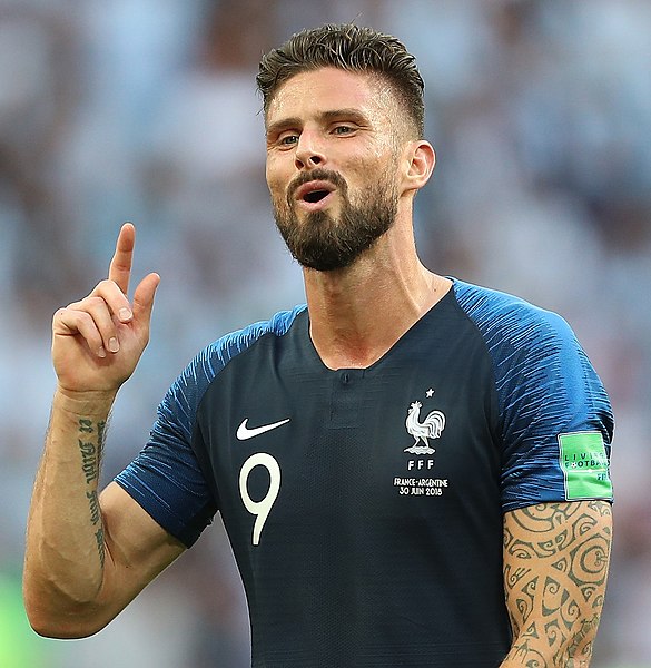 Soccer-Giroud becomes France's second top scorer in Ukraine rout