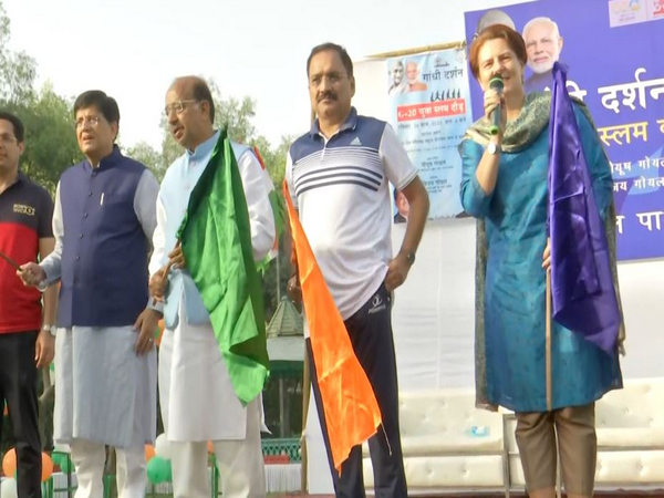 Piyush Goyal flags off G-20 Yuva Slum Daud in Delhi