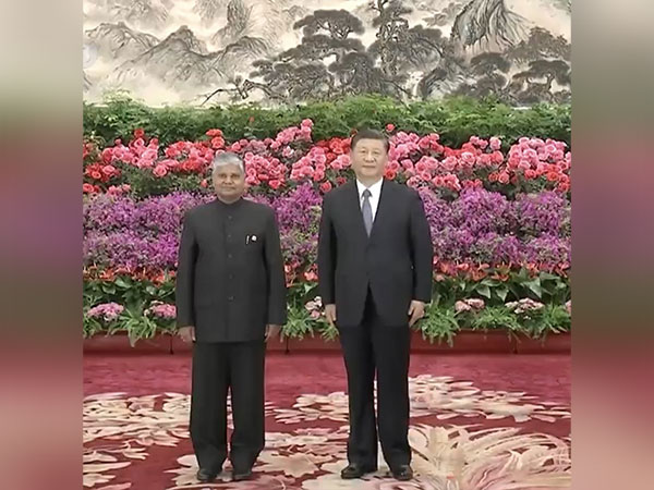 Indian envoy to China Pradeep Kumar Rawat presents his credentials before Chinese premier Xi Jinping