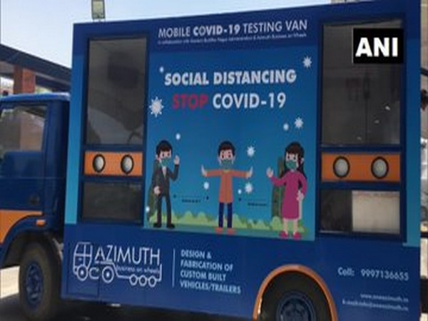 Mobile COVID-19 testing van for rural areas of Gautam Buddh Nagar