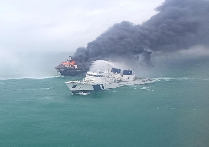 Sri Lanka facing its worst marine eco disaster from burning cargo vessel: MEPA