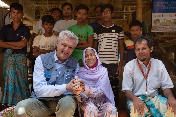 UNHCR’s Grandi emphasizes need to maintain Rohingya refugees’ hopes for return to Myanmar 