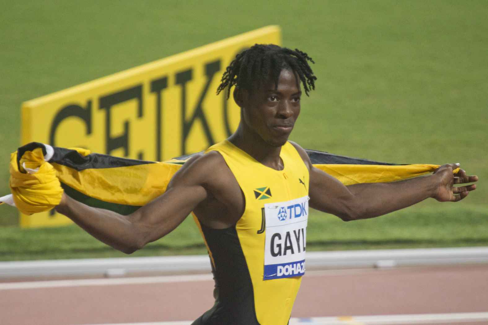 Athletics-Injury scare for Tajay Gayle in long jump