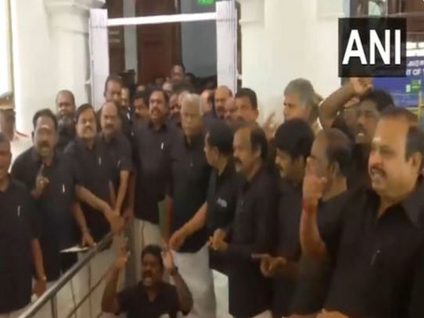 Tamil Nadu assembly suspends AIADMK MLAs for disruption of proceedings