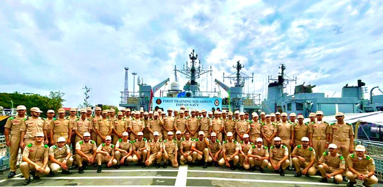RSNF Trainees Join Indian Navy's First Training Squadron at Kochi

