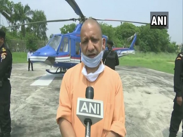 UP CM conducts aerial survey of flood-hit areas, says administration is alert