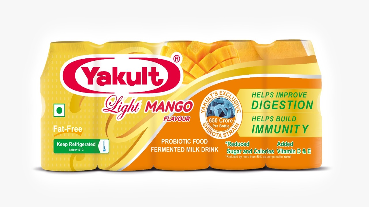 Yakult Danone India Launches New Mango Flavour Probiotic Drink