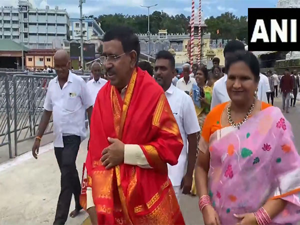 Andhra Minister Narayana Visits Tirupati's Lord Balaji Temple, Promises Industrial Growth & Anna Canteens