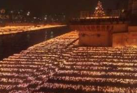 New history created in Ayodhya as over 6 lakh diyas lit up Saryu banks