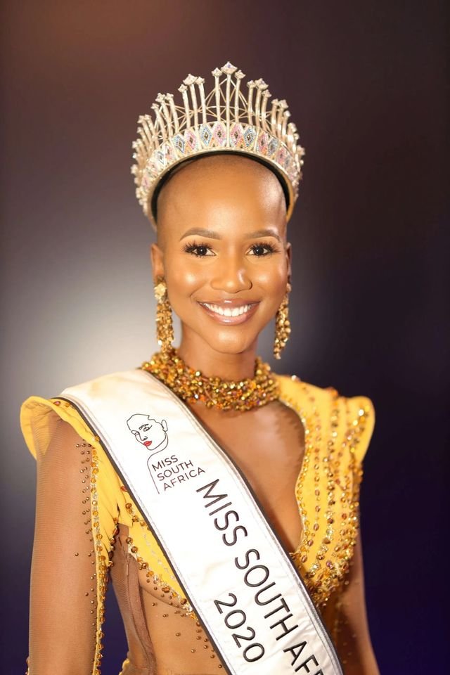 Maite NkoanaMashabane congratulates newly crowned Miss SA Headlines