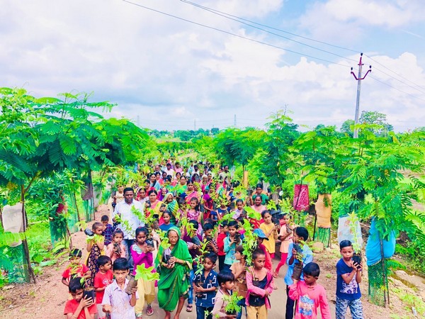 Telangana: Adilabad villagers plant 20,000 saplings under Green India Challenge