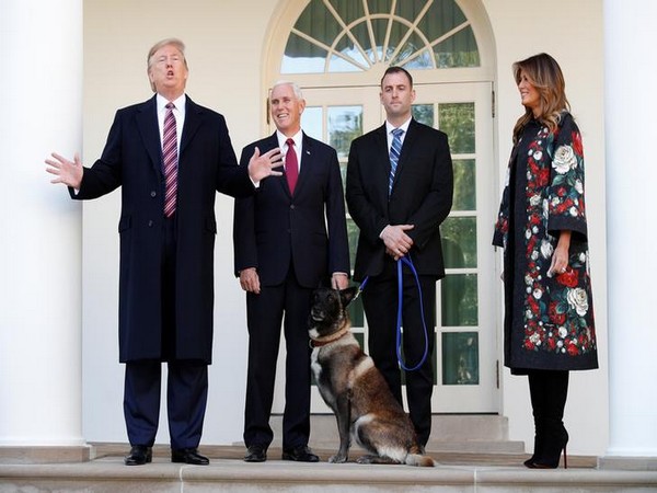 Conan is a tough cookie: Trump welcomes military dog, who helped kill al-Baghdadi, to White House