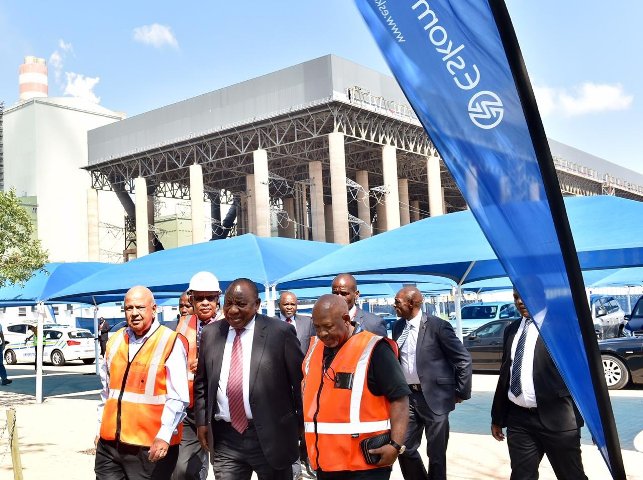 Eskom would be split into three entities in future: Ramaphosa 