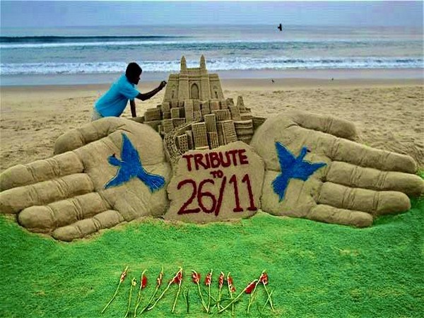 'Never forget': Sand artist Sudarsan Pattnaik pay tribute to victims of 26/11 Mumbai terror attacks