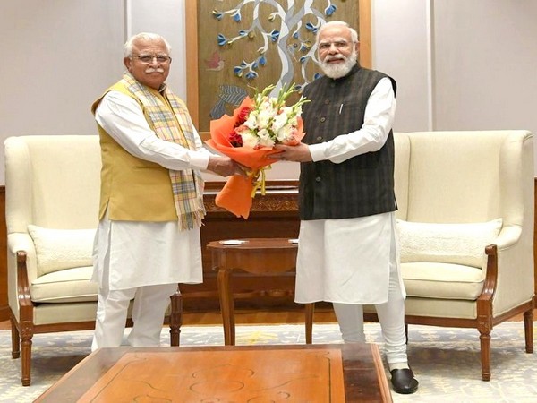 Manohar Lal Khattar meets PM Modi, discusses development projects in Haryana 