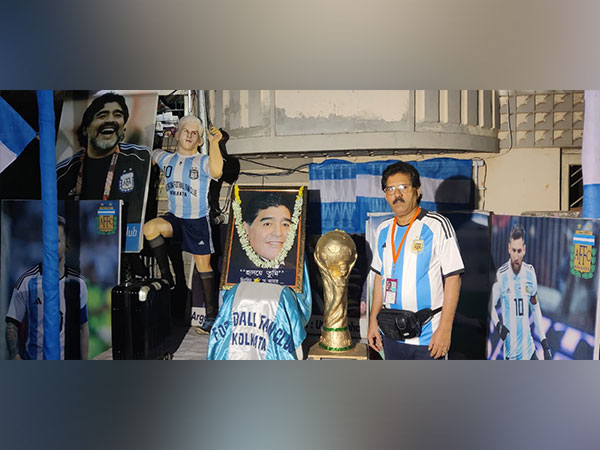 Argentina fan from Kolkata leaves for Qatar to support Lionel Messi in his quest for World Cup title