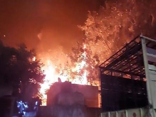 Delhi: Fire breaks out at shoe factory in Mangolpuri