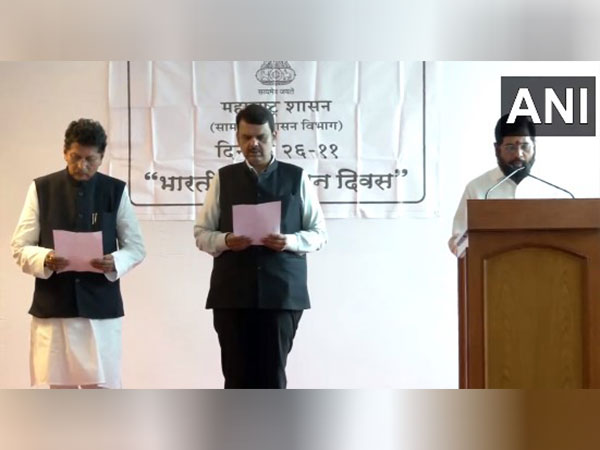 Maharashtra: CM Eknath Shinde leads preamble reading ceremony at Mantralaya in Mumbai